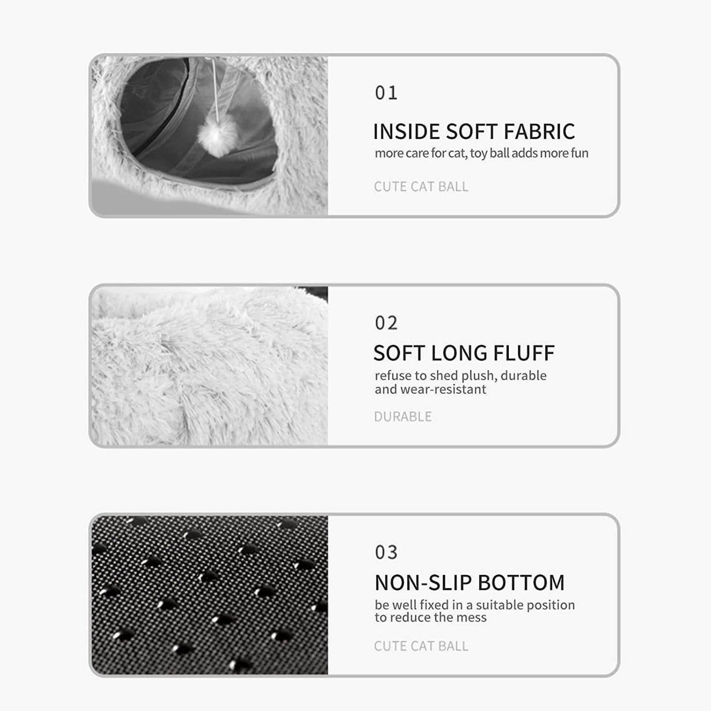 2-in-1 Cat Tunnel Bed Bundle