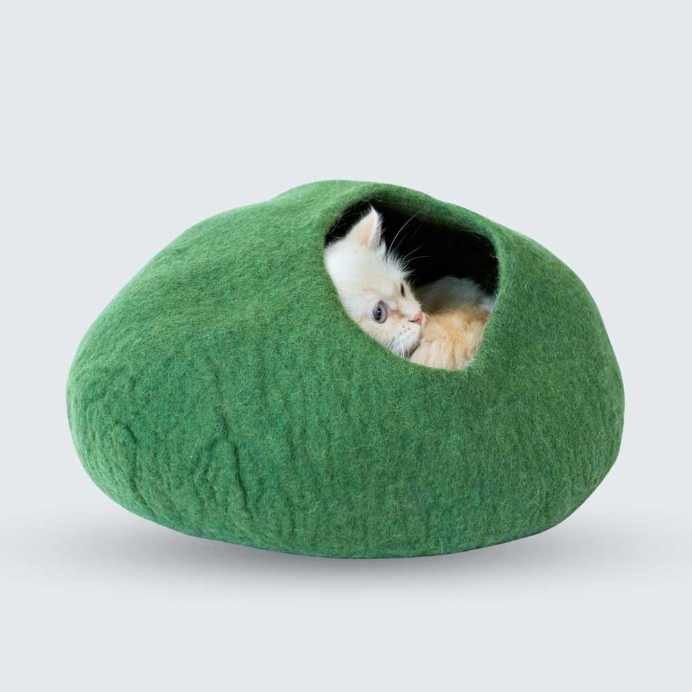 Cat cave store dog cave green turquoise