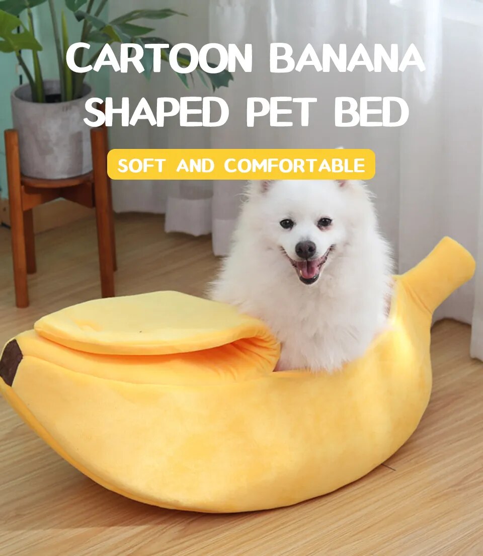 Cute Cat Banana Bed