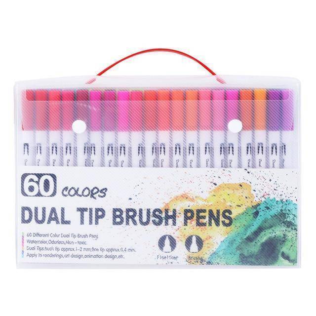 Dual Tip Brush Pens | Creativity & Mindfulness