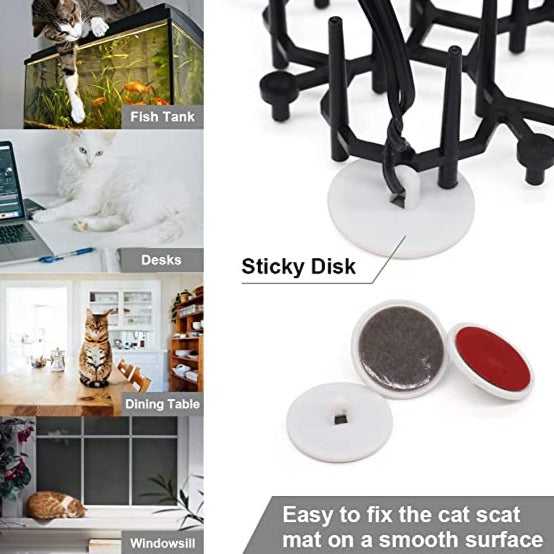 Cat Scat Mat with Spikes