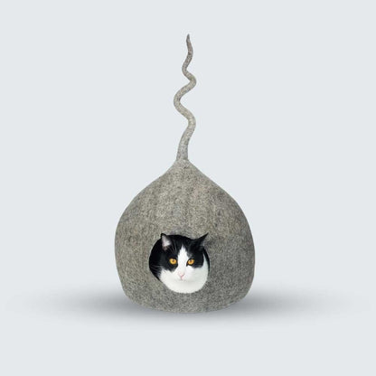 3D Gray Tail Cat Cave