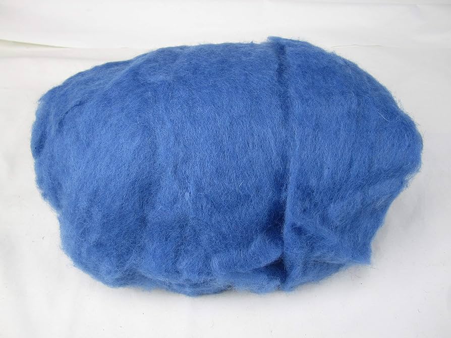 Blue Core Wool 1lb | Needle Felting – Spinning – Wet Felting – Stuffing