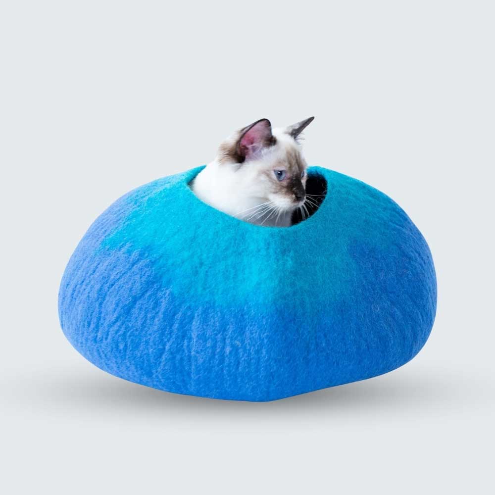 Blue & Turquoise Cat Cave