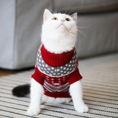 Christmas Cat Sweaters