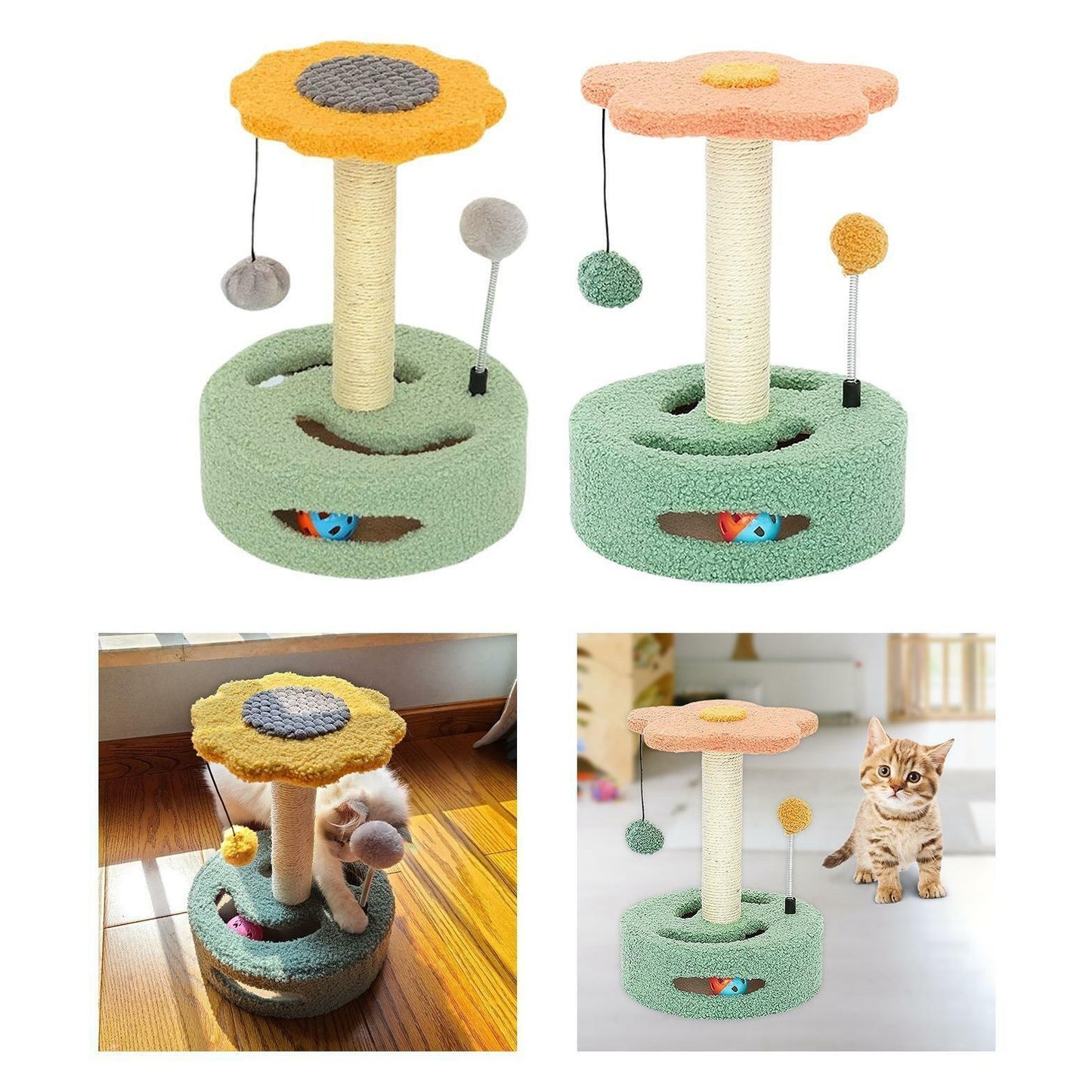 Cute Cat Scratch Post| Cat Toy