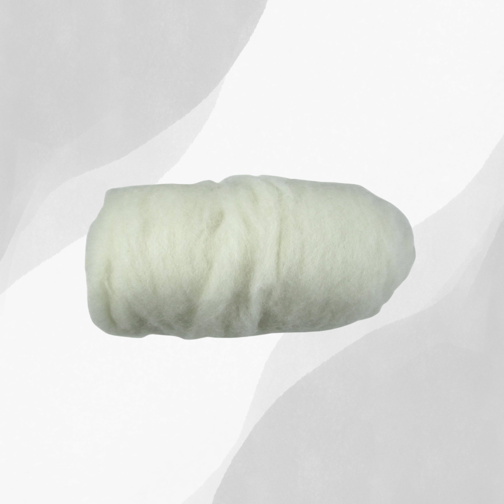 White Core Wool 1lb | Needle Felting – Spinning – Wet Felting – Stuffing