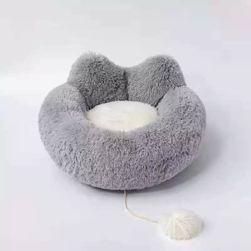 Cozy Plush Cat Bed