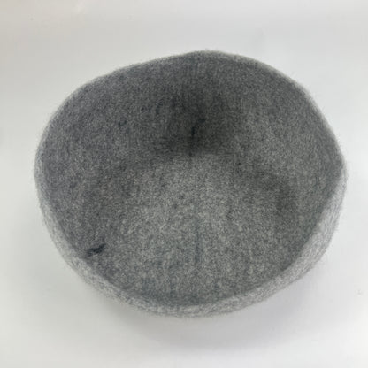 Grey Felt Cat Bowl
