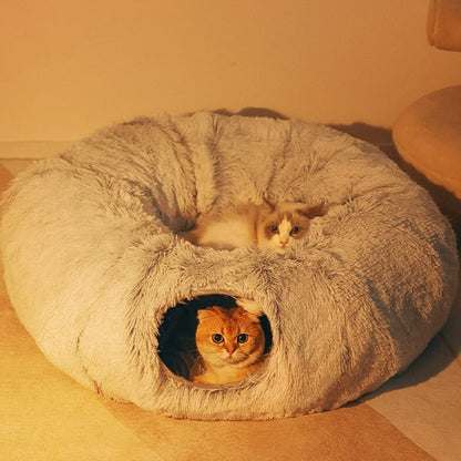 2-in-1 Cat Tunnel Bed Bundle