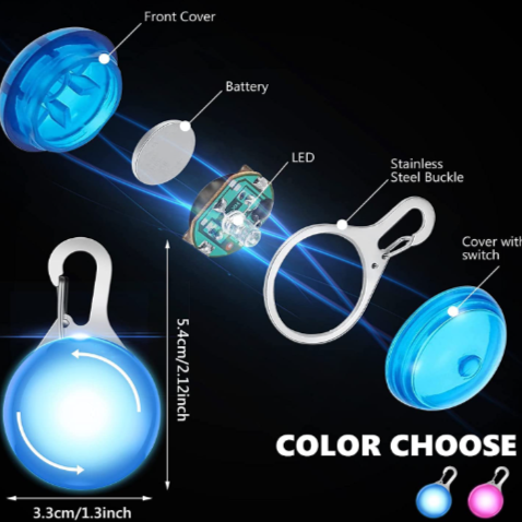 LED Light Cat Collar x 2 | Pet Accessories – Cat Cave Co