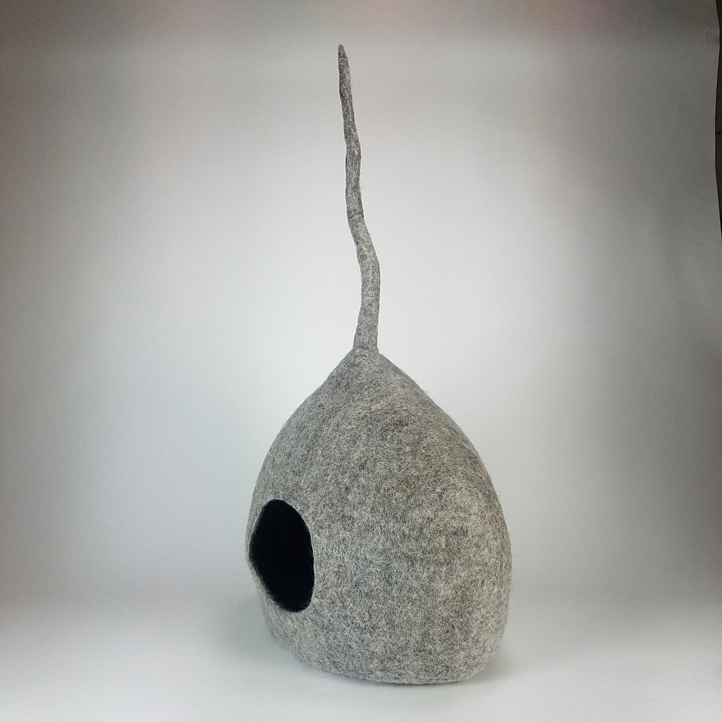3D Gray Tail Cat Cave