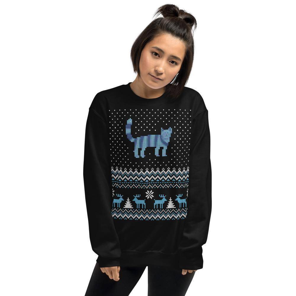 Blue Ugly Christmas Sweater © | Unisex Sweatshirt