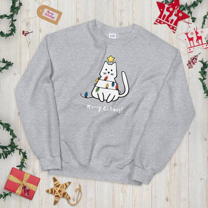 Catmas Tree © | Unisex Christmas Sweatshirt