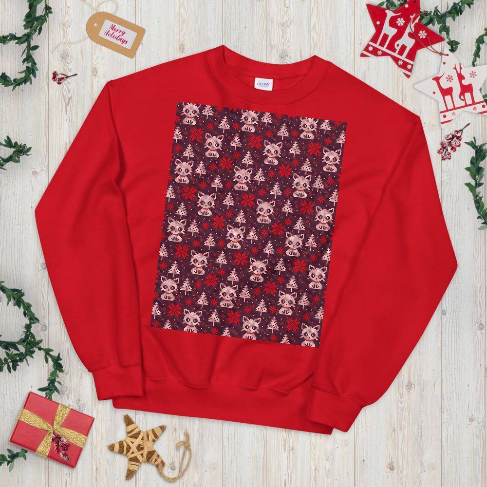 Goggled Eyed Ugly Christmas Sweater © | Unisex Sweatshirt