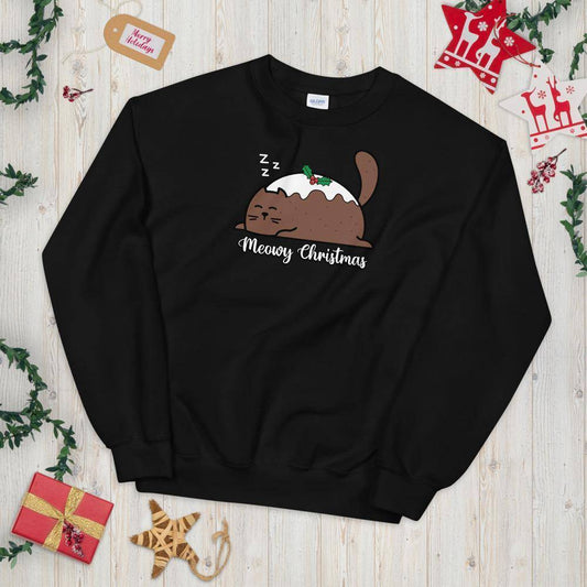 Catmas Pudding © | Unisex Christmas Sweatshirt