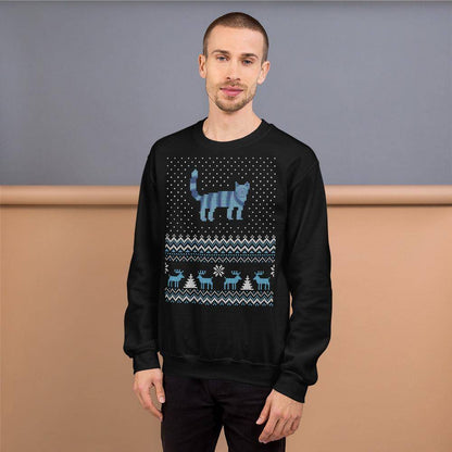 Blue Ugly Christmas Sweater © | Unisex Sweatshirt