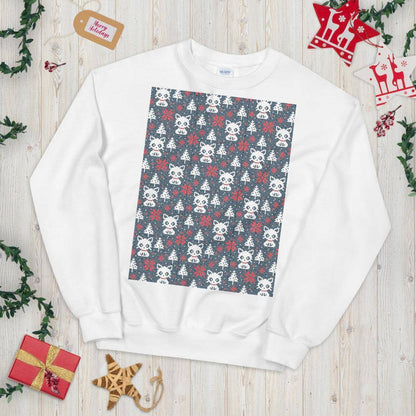 Goggled Eyed Ugly Christmas Sweater © | Unisex Sweatshirt