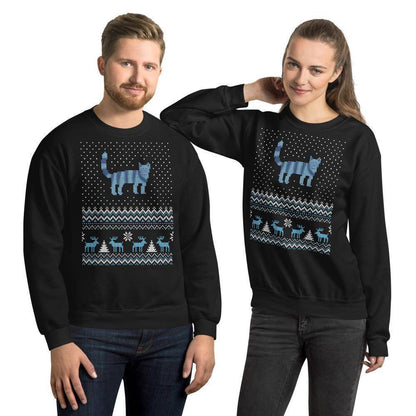 Blue Ugly Christmas Sweater © | Unisex Sweatshirt