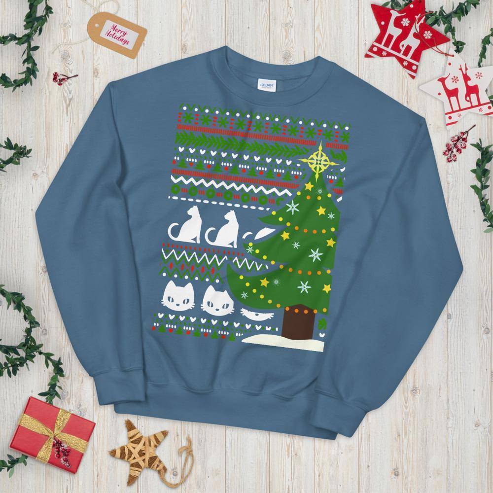 Ugly Christmas Tree Sweater © | Unisex Sweatshirt