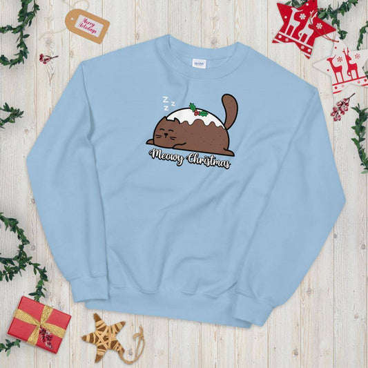 Catmas Pudding © | Unisex Christmas Sweatshirt