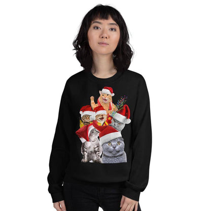 Crazy Cats © | Unisex Christmas Sweatshirt