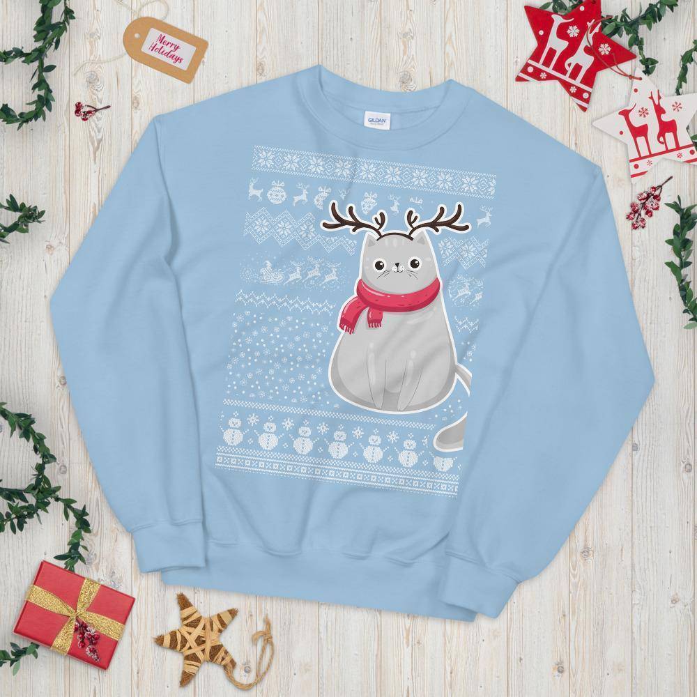 Reindeer Kitty © | Unisex Sweatshirt