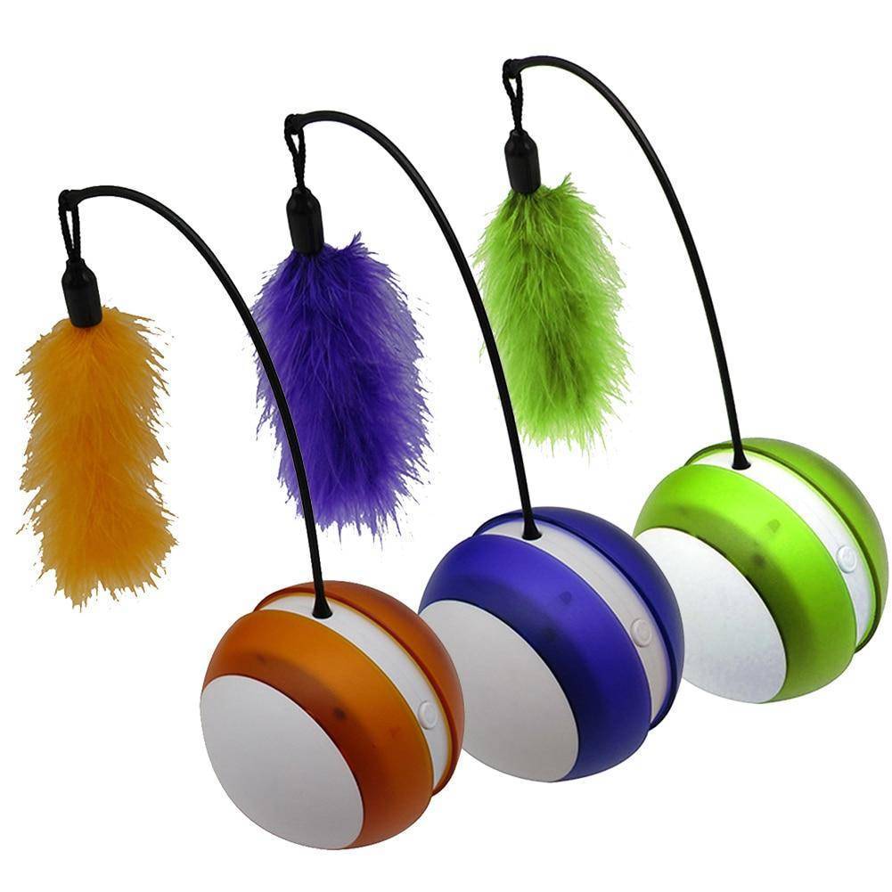 Rotating Electric Feather Ball