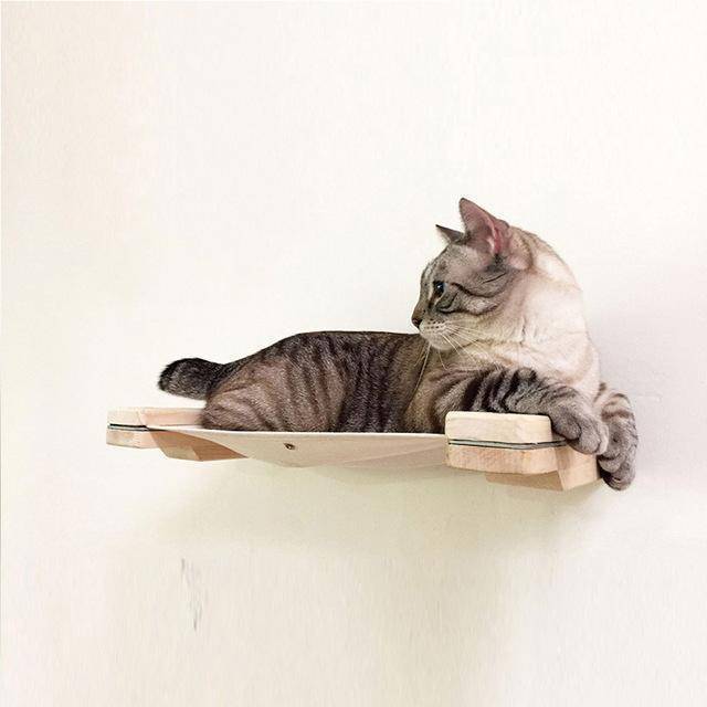 Floating Cat Hammock | Cat Wall Furniture – Cat Cave Co