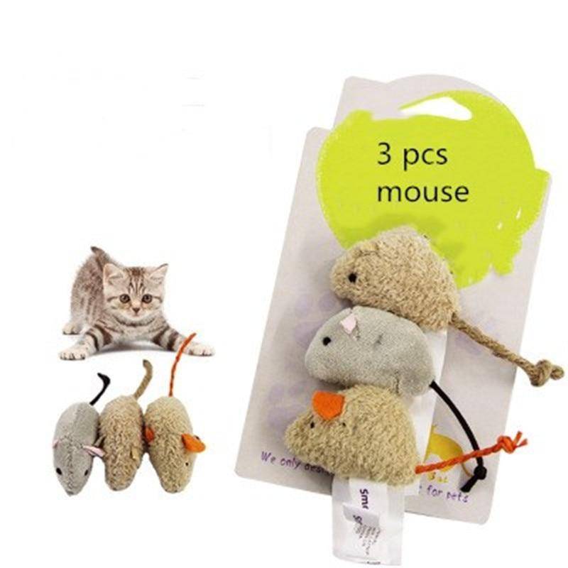 Interactive Plush Mouse Toys | Interactive Cat Toy
