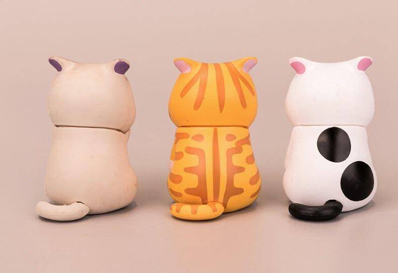 Set of 3 Toy Cat Cake Toppers | Cake Decoration
