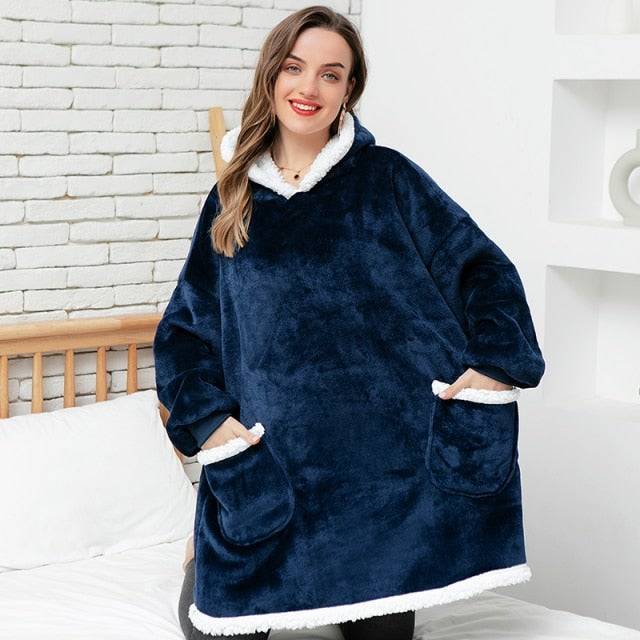 Oversized Hoodie Blanket